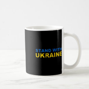 Mug Je suis avec l'Ukraine - Drapeau ukrainien