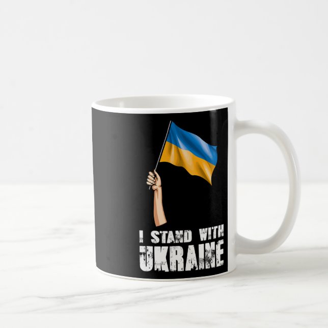 Mug Je suis avec l'Ukraine Fierté ukrainienne 1  (Droite)