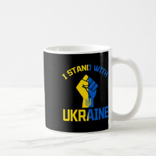 Mug Je suis avec l'Ukraine - Soutenir l'Ukraine - Prie