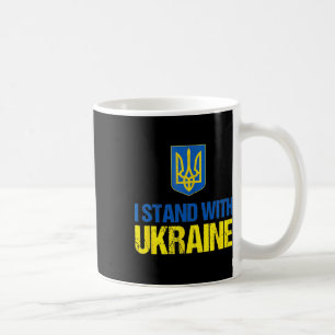 Mug Je suis avec l'Ukraine Soutien américain Drapeau u