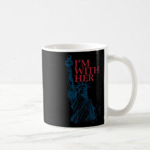 Mug Je suis avec sa statue de la Liberté Kamala Harris