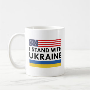 Mug Je Suis Avec Ukraine USA