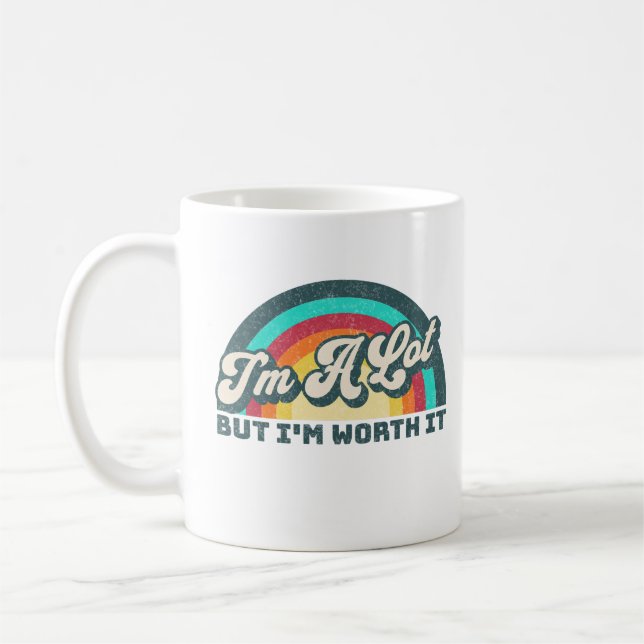 Mug Je suis beaucoup mais je suis digne It mignon cade (Gauche)