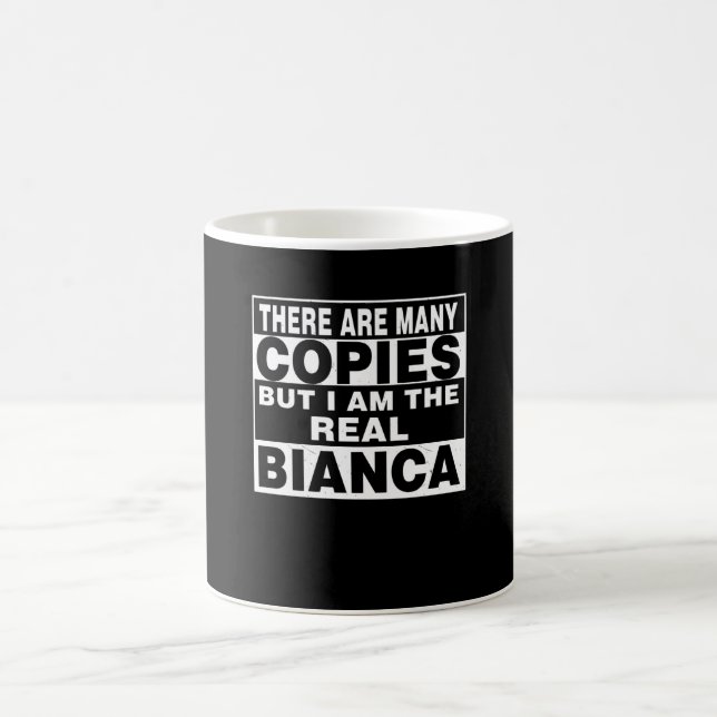 Mug Je Suis Bianca Funny Cadeau Personnalisé Personnal (Centre)
