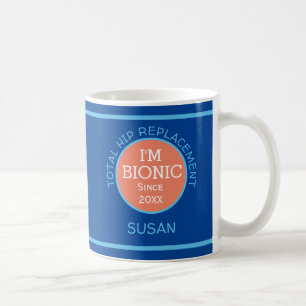 Mug Je suis bionique personnalisé (remplacement de la