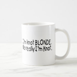 Mug Je suis blonde de noeud vraiment que je suis noeud