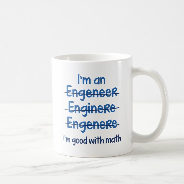 Mug Je suis bon avec les maths (Droite)