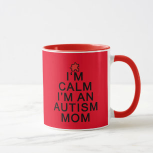 Mug Je suis calme, je suis une maman autiste