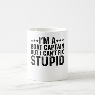 Mug Je suis Capitaine de Bateau, mais je ne peux pas r