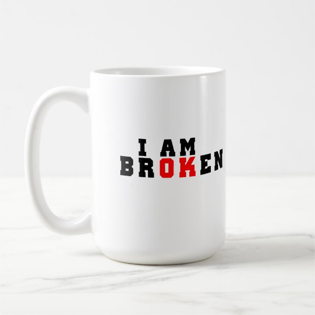 Mug Je suis cassé, ça va (Gauche)