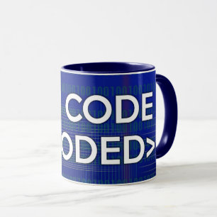 Mug JE SUIS CODE SANGUIN Ordinateur