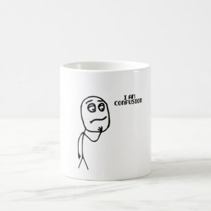 Mug Je suis Confusion Funny Stickman meme