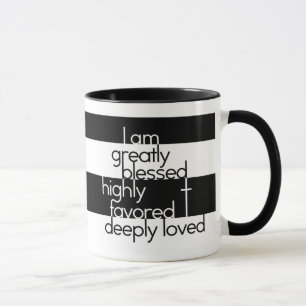 Mug Je suis considérablement béni, fortement favorisé,