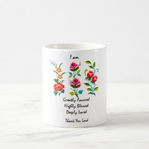 Mug Je suis considérablement favorisé, profondément
