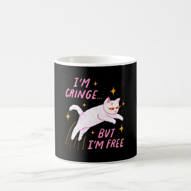 Mug Je suis Cringe, Mais Je suis Libre (Centre)