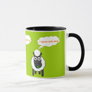 Mug Je suis d'accord avec l'élection générale
