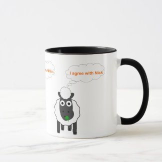 Mug Je suis d'accord avec l'élection générale