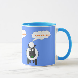 Mug Je suis d'accord avec l'élection générale