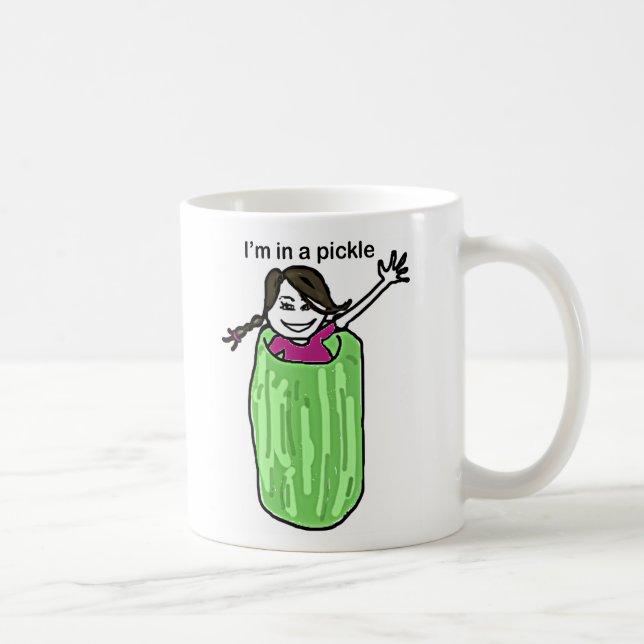 Mug Je suis dans des conserves au vinaigre ! (Droite)