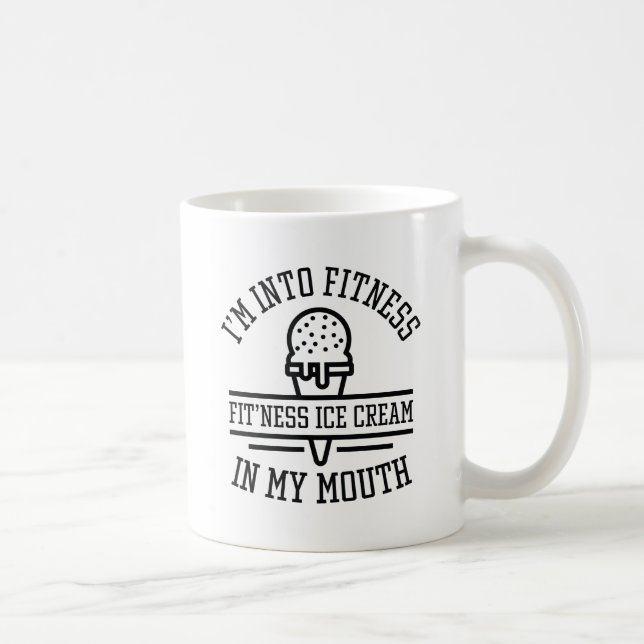 Mug Je suis dans la forme physique (Droite)