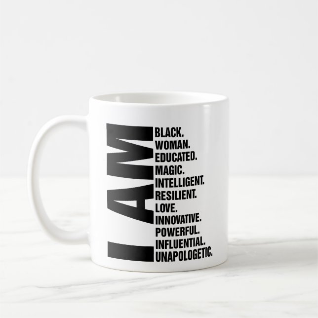 Mug Je suis des femmes noires muqueuses (Gauche)