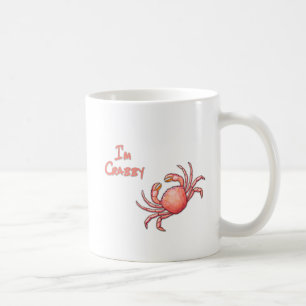 Mug Je suis désagréable avec le crustacé nommé