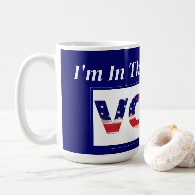 Mug Je suis d'humeur à voter (Avec donut)