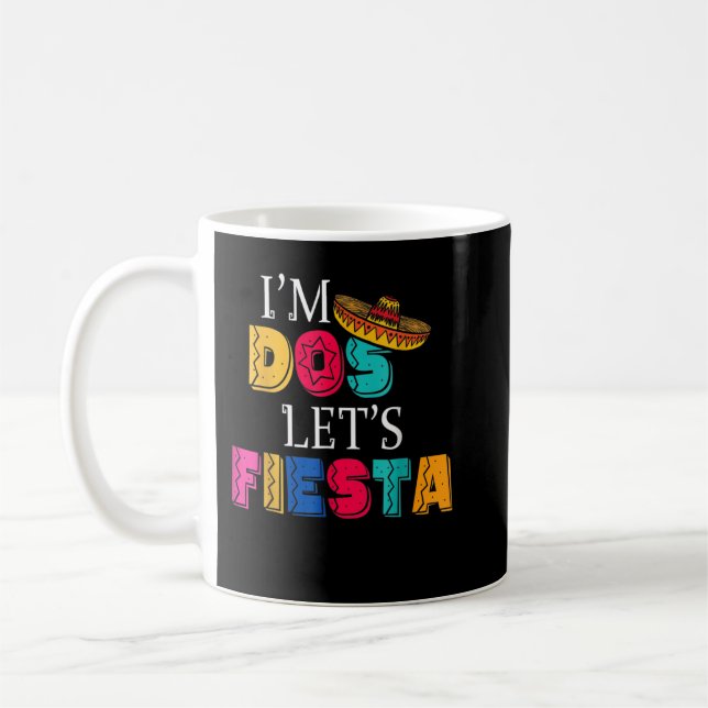 Mug Je suis Dos Faisons Fête Taco deux fois (Gauche)