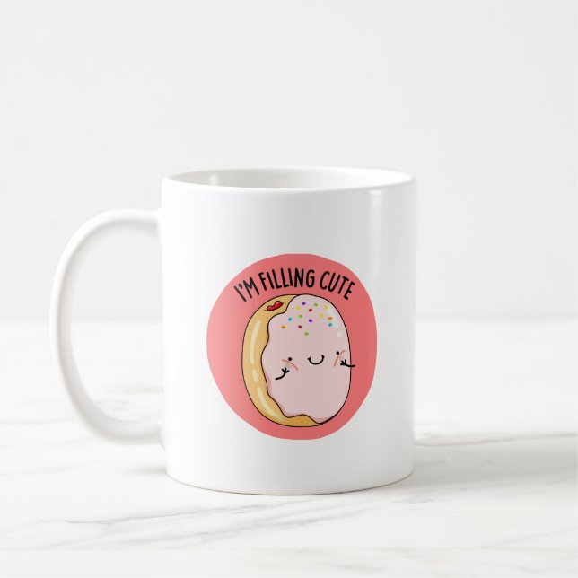 Mug Je suis en train de remplir mignonne Jelly Jelly D (Gauche)