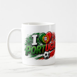 Mug Je suis FAN DU PORTUGAL   Fierté Portugaise Foot