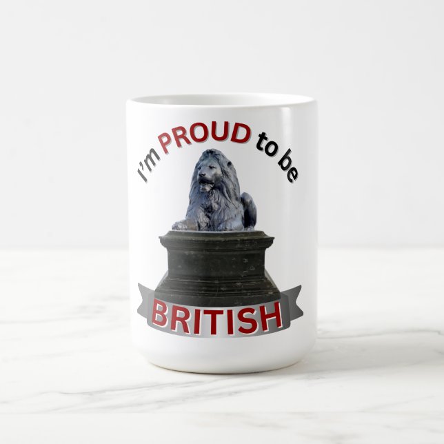 Mug Je suis fier d'être britannique (Centre)