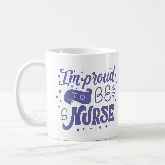 MUG JE SUIS FIER D'UNE INFIRMIÈRE (Gauche)