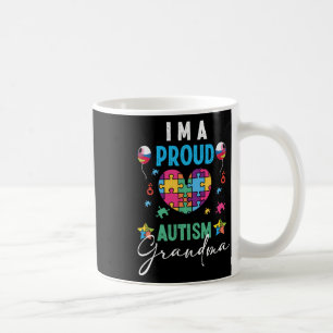 Mug Je Suis Fière De L'Autisme Grand-Mère Femmes Fille