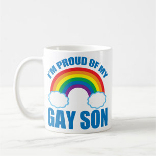 Mug Je suis fière de mon fils homosexuel, de mon père 