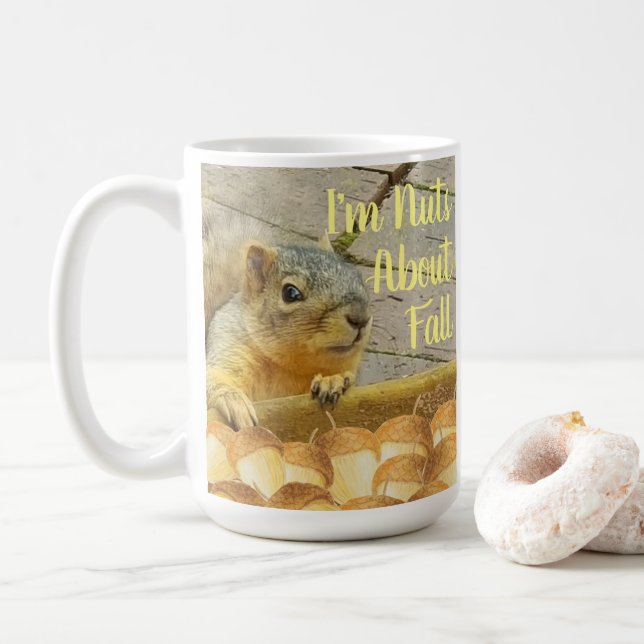 Mug Je suis fou de l'automne (Avec donut)