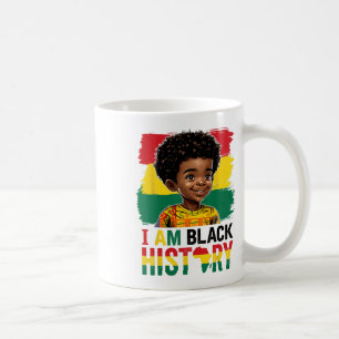 Mug Je suis garçon afro d'histoire noire Prince Little