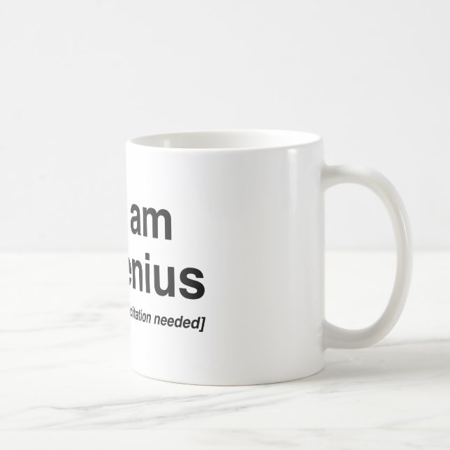 Mug Je suis génie (Droite)