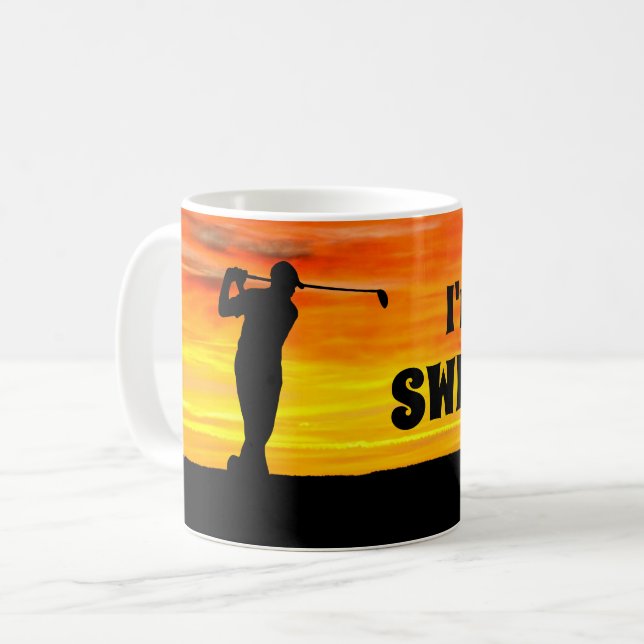 Mug "Je suis golf drôle d'un partouzeur" (Devant gauche)