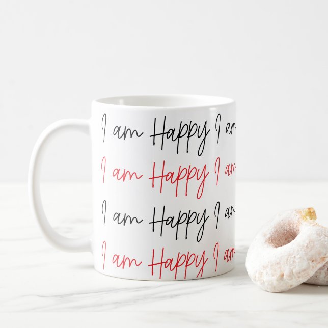 Mug Je suis heureux (Avec donut)