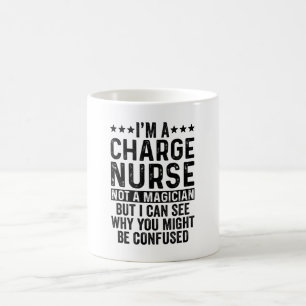 Mug Je suis Infirmière de charge pas un magicien drô