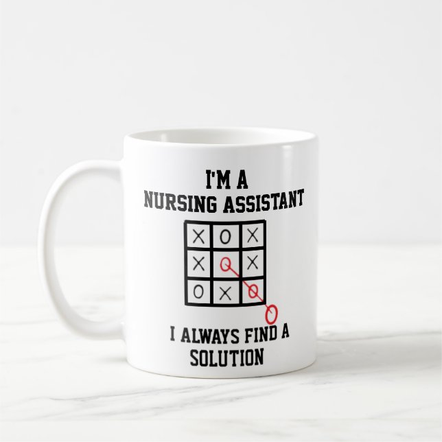Mug Je Suis Infirmière Je Trouve Toujours Une Solution (Gauche)