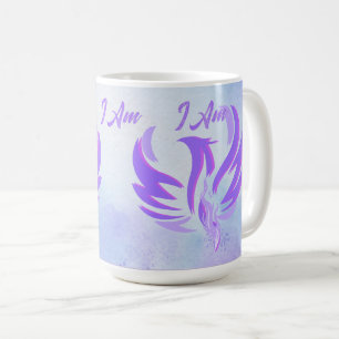 Mug Je Suis Je Suis Je Suis Oiseau de Feu Flamme Viole