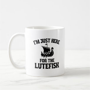 Mug Je suis juste ici pour le Lutefisk Nordic Lutefisk