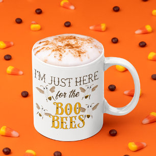 Mug Je suis juste ici pour les abeilles Boo Drôle Hall