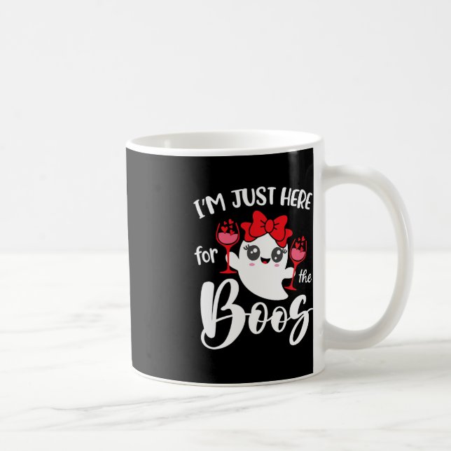 Mug Je suis juste ici pour les Boos mignonnes femmes F (Droite)