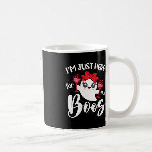 Mug Je suis juste ici pour les Boos mignons Ghost Femm