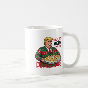 Mug Je suis juste ici pour les oeufs dévités drôle Tru