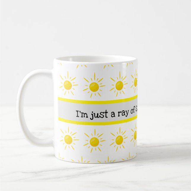 Mug Je suis juste un raie de soleil pendant le matin (Gauche)