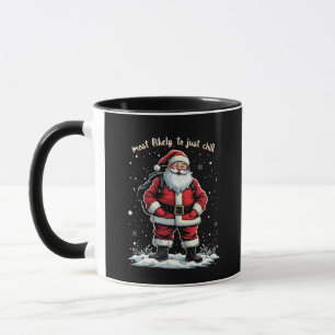 Mug Je suis juste un type cool Noël Santa mec cool
