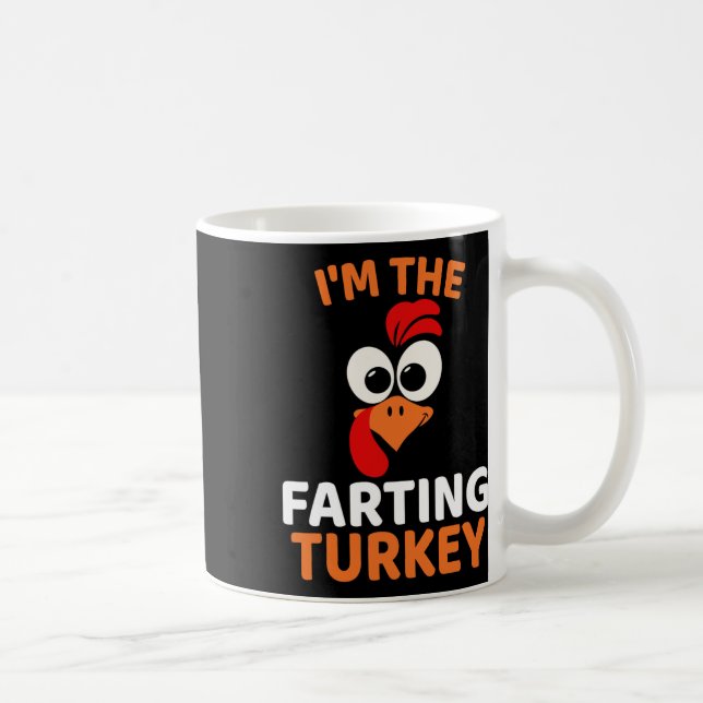 Mug Je suis la dinde qui pète  (Droite)